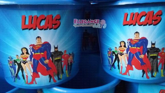 Balde de Pipoca Liga da Justiça