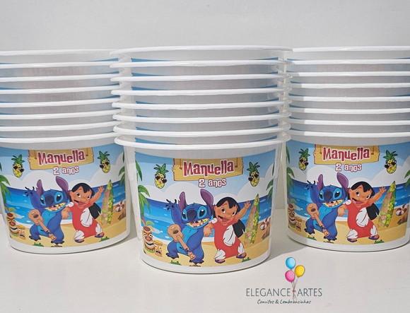 Balde de Pipoca Lilo e Stitch