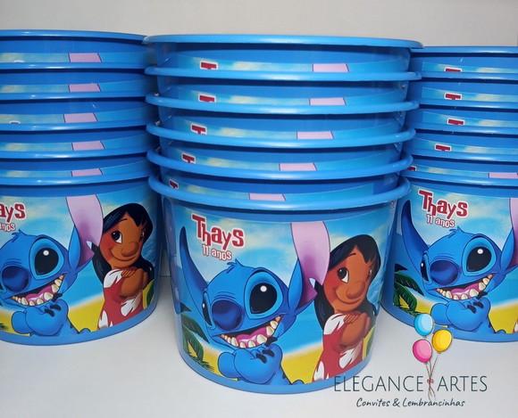 Balde de Pipoca Lilo e Stitch