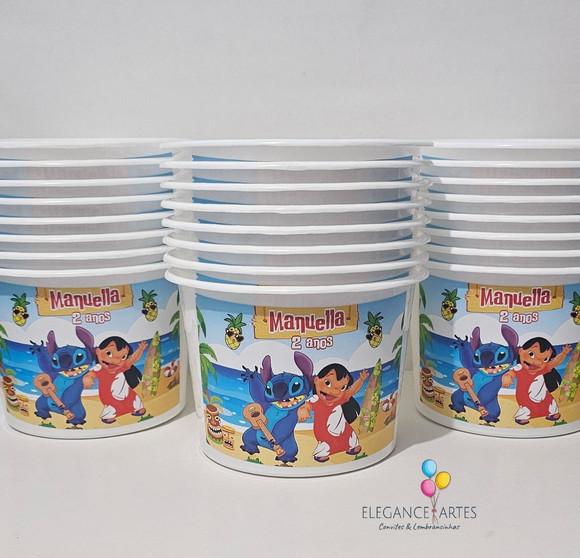 Balde de Pipoca Lilo e Stitch