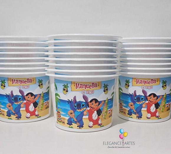 Balde de Pipoca Lilo e Stitch