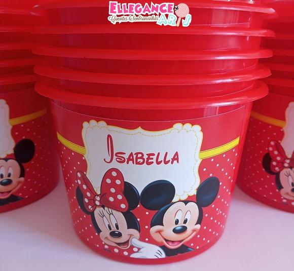 Balde de Pipoca Mickey e Minnie