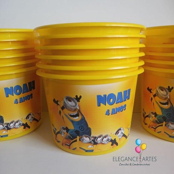 Balde de Pipoca Minions