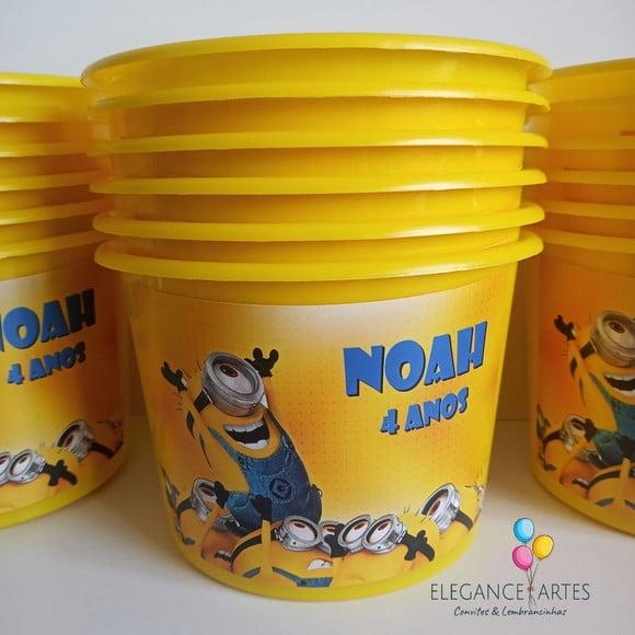 Balde de Pipoca Minions