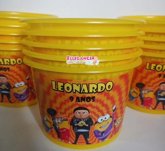 Balde de Pipoca Minions 2 - a Origem do Gru