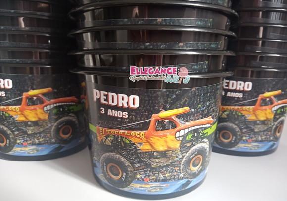 Balde de Pipoca Monster Jam