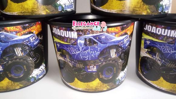 Balde de Pipoca Monster Jam