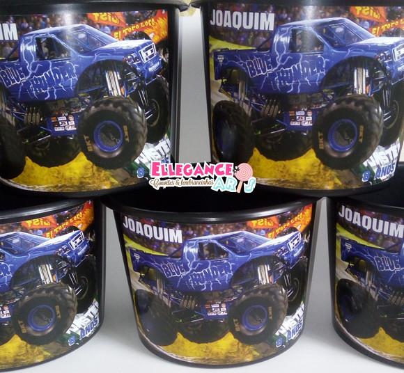 Balde de Pipoca Monster Jam