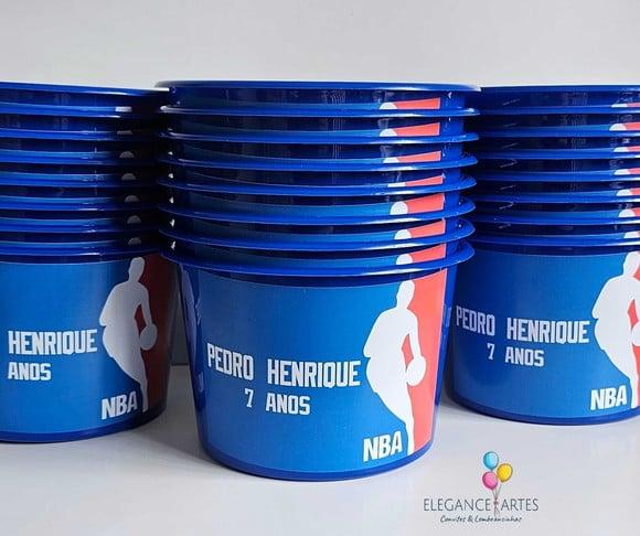 Balde de Pipoca Nba