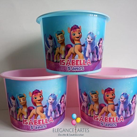 Balde de Pipoca My Little Pony