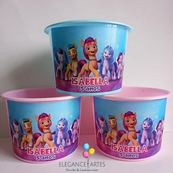 Balde de Pipoca My Little Pony