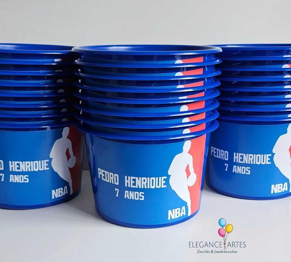 Balde de Pipoca Nba