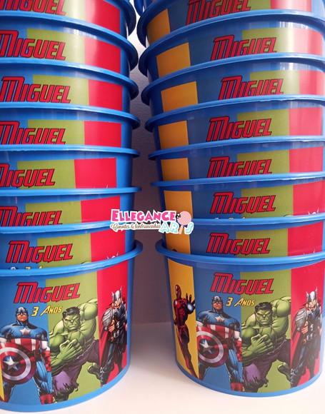 Balde de Pipoca os Vingadores