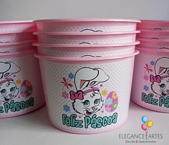 Balde de Pipoca Páscoa