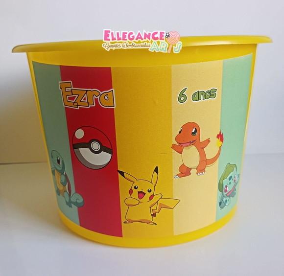 Balde de Pipoca Pokemon
