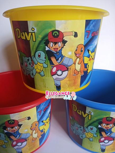 Balde de Pipoca Pokemon