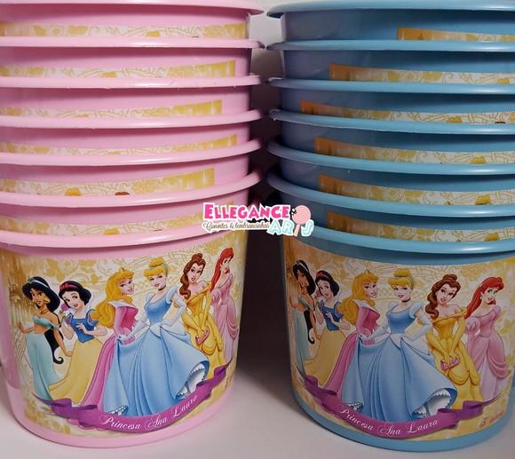 Balde de Pipoca Princesas