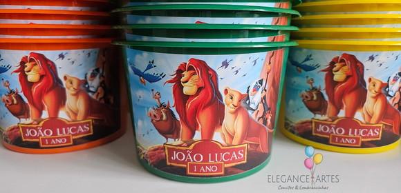 Balde de Pipoca Rei Leão