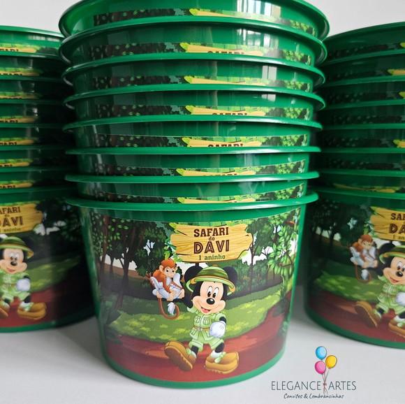 Balde de Pipoca Safari do Mickey