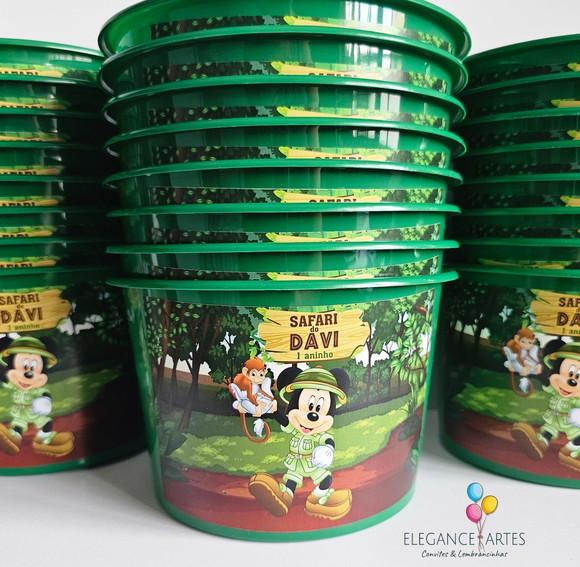 Balde de Pipoca Safari do Mickey