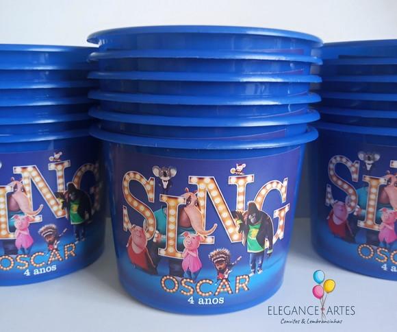 Balde de Pipoca Sing