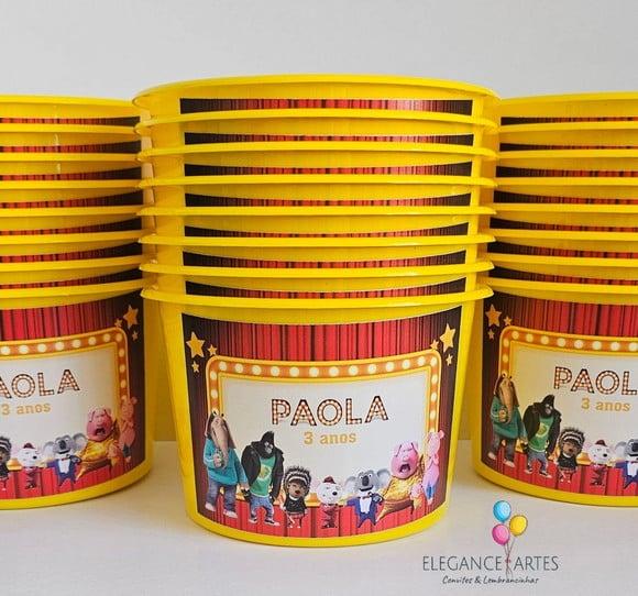Balde de Pipoca Sing