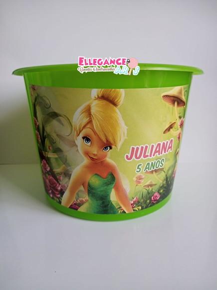 Balde de Pipoca Sininho (tinkerbell)