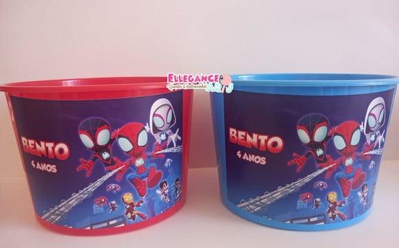 Balde de Pipoca Spidey e Seus Amigos Espetaculares