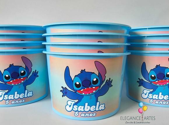 Balde de Pipoca Stitch