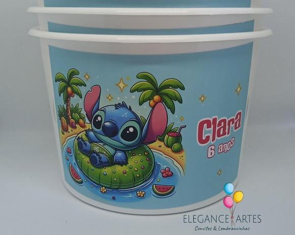Balde de Pipoca Stitch