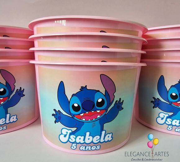 Balde de Pipoca Stitch