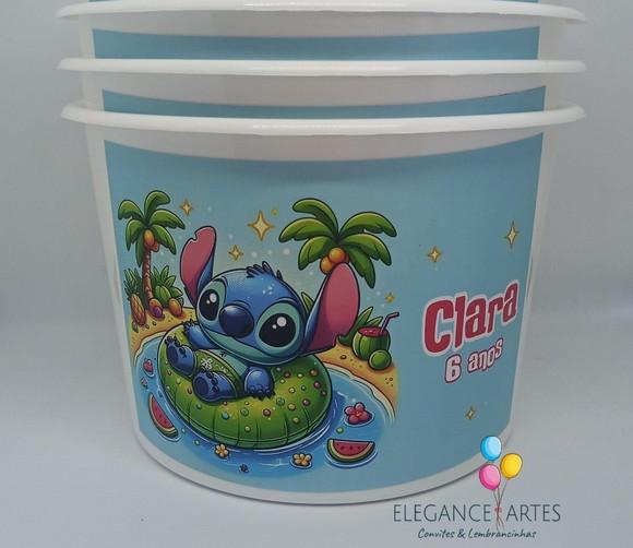 Balde de Pipoca Stitch