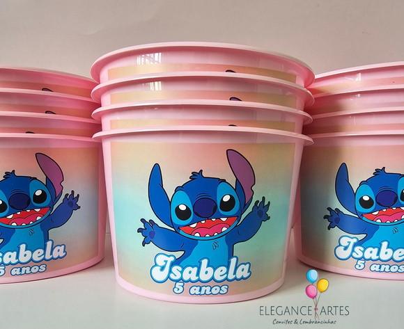Balde de Pipoca Stitch