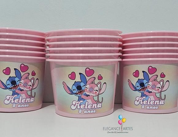 Balde de Pipoca Stitch