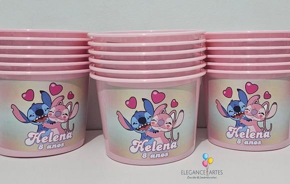 Balde de Pipoca Stitch