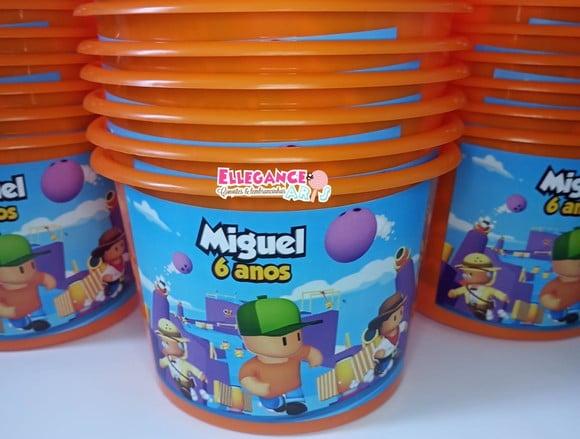 Balde de Pipoca Stumble Guys