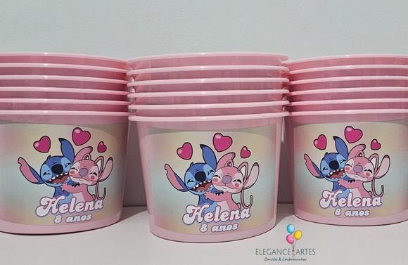Balde de Pipoca Stitch