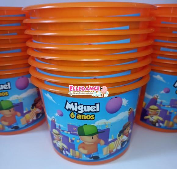 Balde de Pipoca Stumble Guys