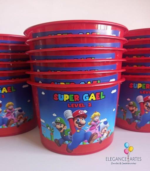 Balde de Pipoca Super Mário