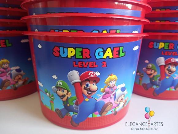 Balde de Pipoca Super Mário
