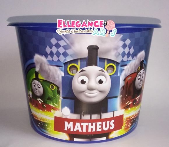 Balde de Pipoca Thomas e Seus Amigos