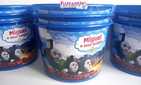 Balde de Pipoca Thomas e Seus Amigos