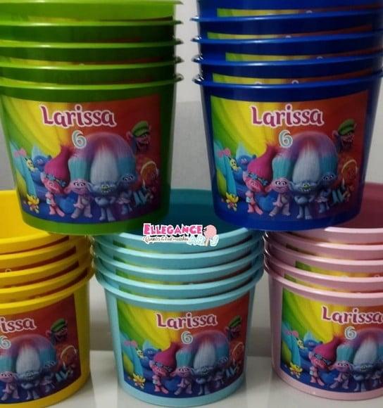 Balde de Pipoca Trolls