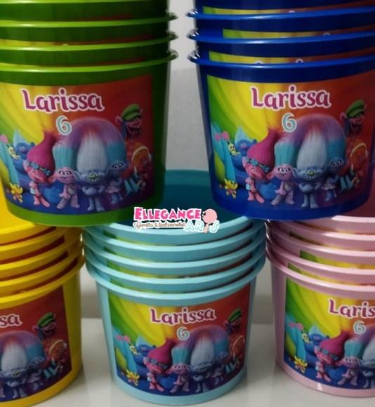 Balde de Pipoca Trolls
