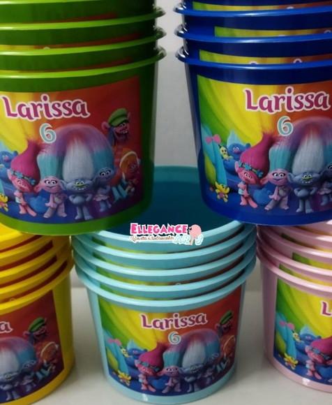 Balde de Pipoca Trolls