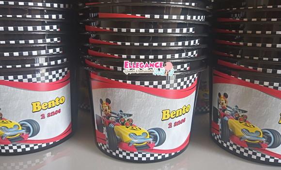 Balde Pipoca Mickey Aventura Sobre Rodas