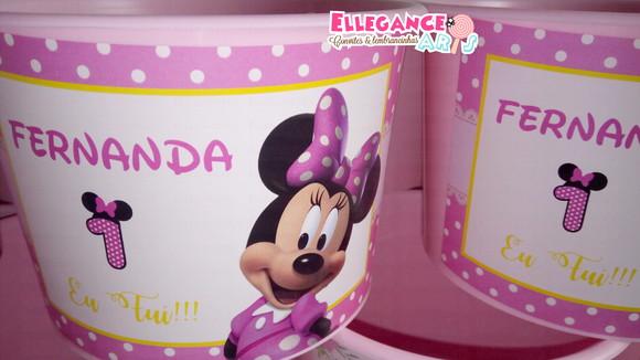 Baldinho de Pipoca Minnie