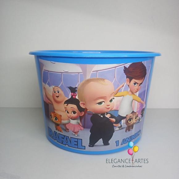 Baldinho de Pipoca Poderoso Chefinho