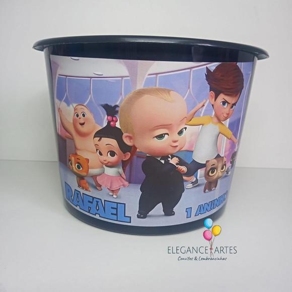 Baldinho de Pipoca Poderoso Chefinho