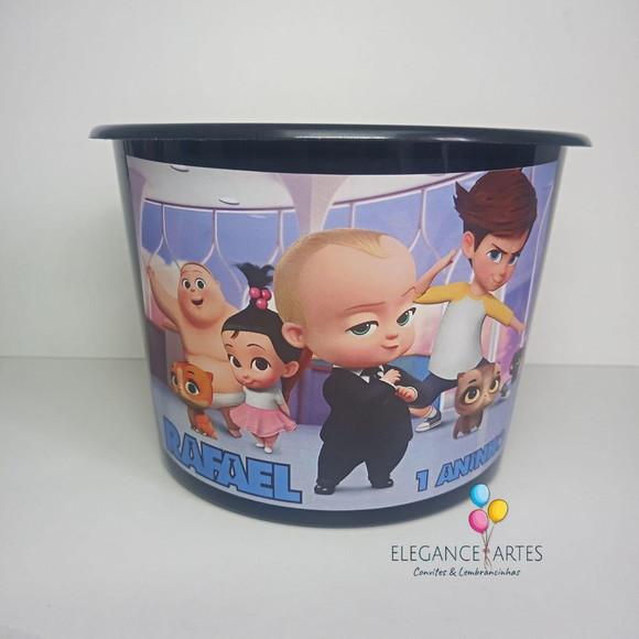 Baldinho de Pipoca Poderoso Chefinho